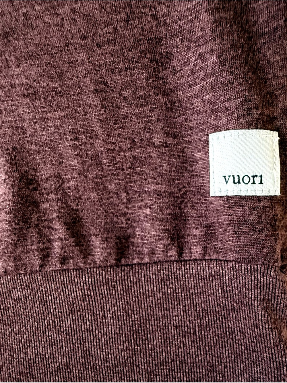 Vuori Daydream Crew Long Sleeve Top - Mulberry Heather - Size XS (EUC) - Picture 7 of 13